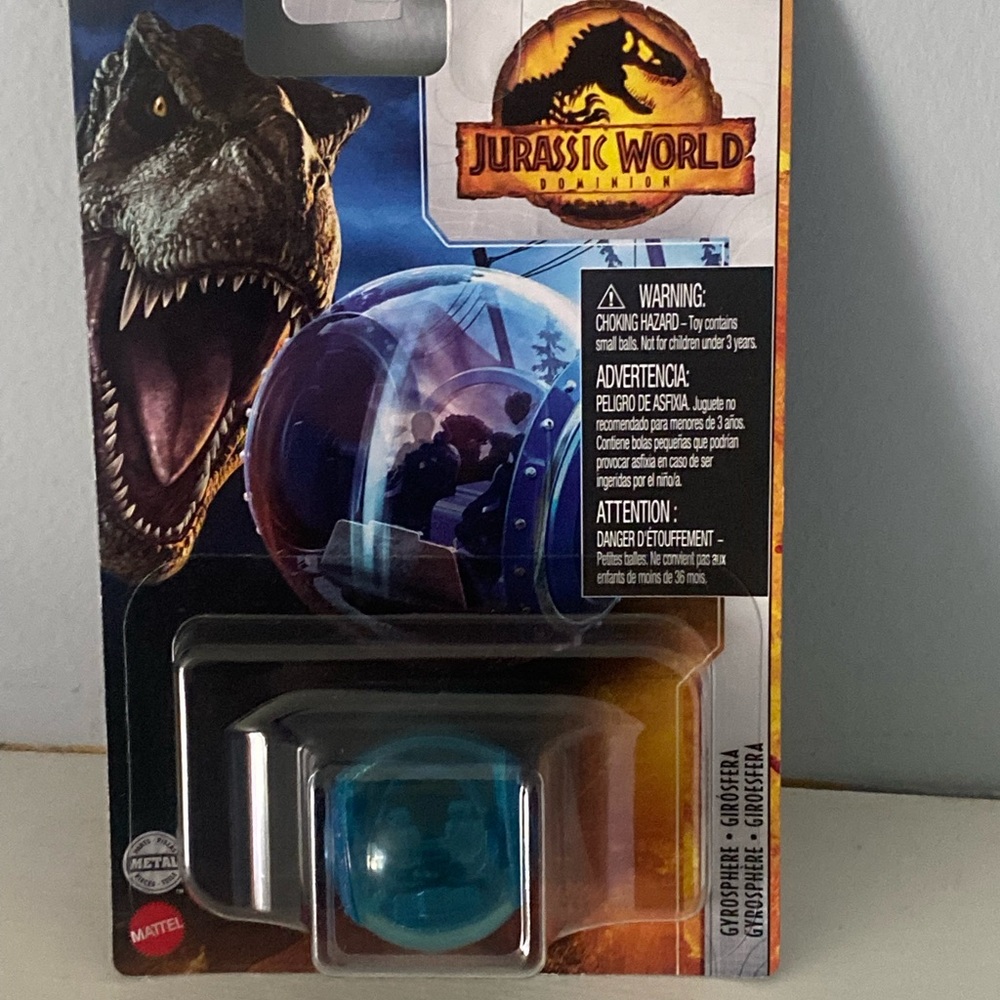 Matchbox Jurassic world character gyrosphere